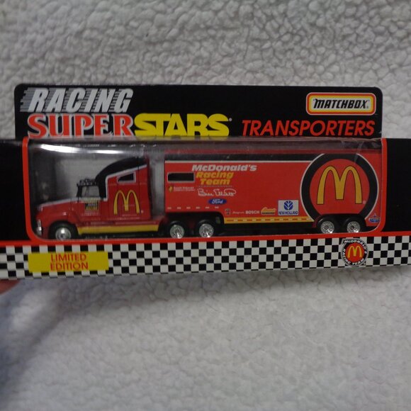 Bill Elliott McDonald's Racing Super Stars Matchbox Transporters Limited Edition - Picture 6 of 11